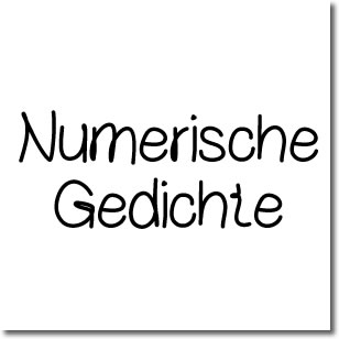 Numerische Gedichte